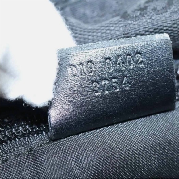 Gucci Black Textured Tote with Contrasting Straps - Authenticity Certificate - Picture 8 of 8